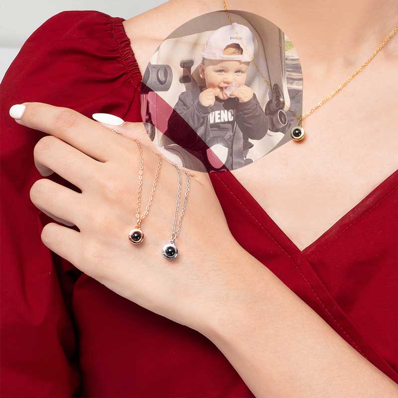 Personalized photo necklace - An eternal keepsake